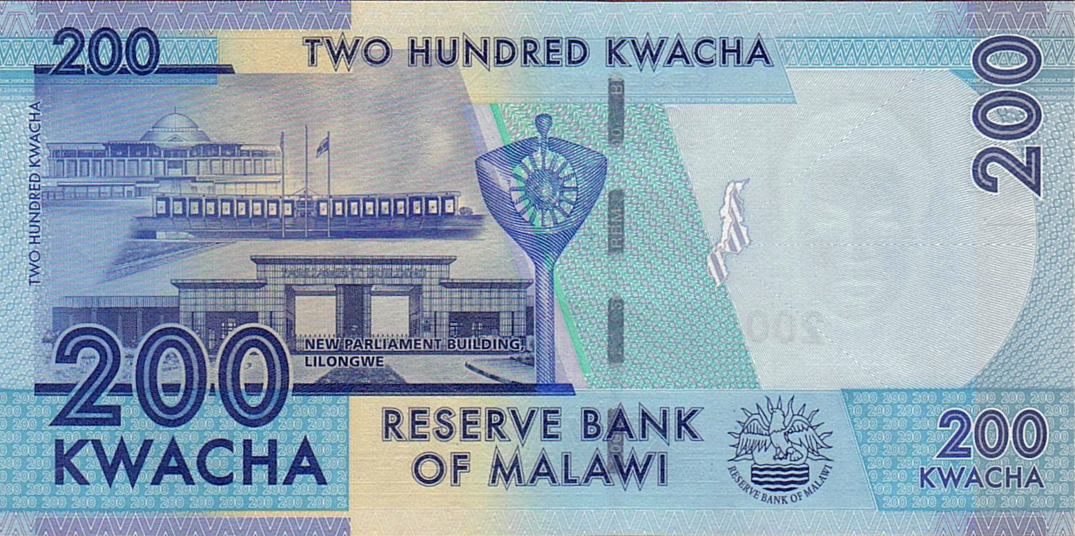 Malawi 200 2012 UNC P-60/a